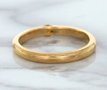 Load image into Gallery viewer, 0.10ct Round Orange Sapphire Ring in 14K Rose Gold