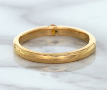 Load image into Gallery viewer, 0.10ct Round Orange Sapphire Ring in 14K Rose Gold