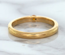 Load image into Gallery viewer, 0.10ct Round Orange Sapphire Ring in 14K Rose Gold