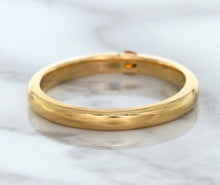 Load image into Gallery viewer, 0.10ct Round Orange Sapphire Ring in 14K Rose Gold