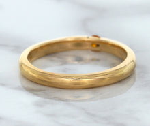 Load image into Gallery viewer, 0.10ct Round Orange Sapphire Ring in 14K Rose Gold