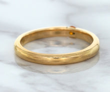 Load image into Gallery viewer, 0.10ct Round Orange Sapphire Ring in 14K Rose Gold