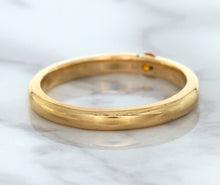 Load image into Gallery viewer, 0.10ct Round Orange Sapphire Ring in 14K Rose Gold