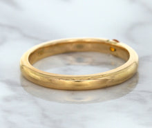 Load image into Gallery viewer, 0.10ct Round Orange Sapphire Ring in 14K Rose Gold