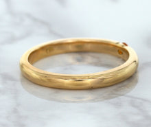 Load image into Gallery viewer, 0.10ct Round Orange Sapphire Ring in 14K Rose Gold