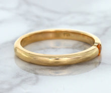 Load image into Gallery viewer, 0.10ct Round Orange Sapphire Ring in 14K Rose Gold