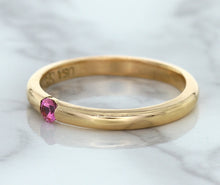 Load image into Gallery viewer, 0.10ct Round Pink Sapphire Ring in 14K Rose Gold
