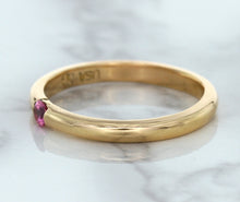 Load image into Gallery viewer, 0.10ct Round Pink Sapphire Ring in 14K Rose Gold