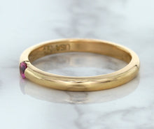 Load image into Gallery viewer, 0.10ct Round Pink Sapphire Ring in 14K Rose Gold