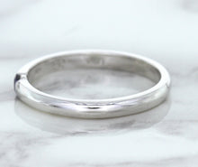 Load image into Gallery viewer, 0.10ct Round Blue Sapphire Ring in 18K White Gold