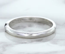 Load image into Gallery viewer, 0.10ct Round Blue Sapphire Ring in 18K White Gold