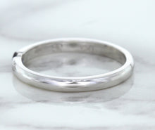 Load image into Gallery viewer, 0.10ct Round Blue Sapphire Ring in 18K White Gold