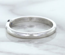 Load image into Gallery viewer, 0.10ct Round Blue Sapphire Ring in 18K White Gold