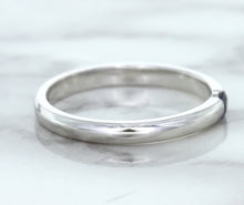 Load image into Gallery viewer, 0.10ct Round Blue Sapphire Ring in 18K White Gold