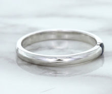 Load image into Gallery viewer, 0.10ct Round Blue Sapphire Ring in 18K White Gold