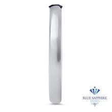 Load image into Gallery viewer, 0.10ct Round Blue Sapphire Ring in 18K White Gold