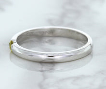 Load image into Gallery viewer, 0.10ct Round Yellow Sapphire Ring in 18K White Gold