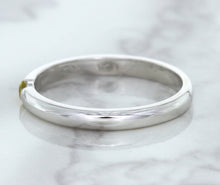Load image into Gallery viewer, 0.10ct Round Yellow Sapphire Ring in 18K White Gold