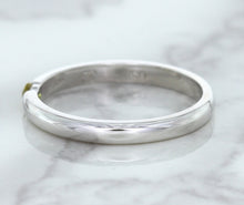 Load image into Gallery viewer, 0.10ct Round Yellow Sapphire Ring in 18K White Gold