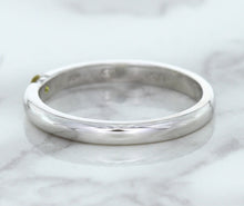 Load image into Gallery viewer, 0.10ct Round Yellow Sapphire Ring in 18K White Gold