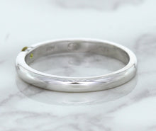 Load image into Gallery viewer, 0.10ct Round Yellow Sapphire Ring in 18K White Gold