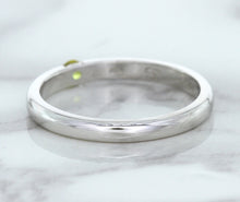 Load image into Gallery viewer, 0.10ct Round Yellow Sapphire Ring in 18K White Gold