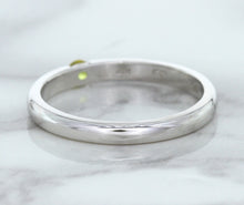 Load image into Gallery viewer, 0.10ct Round Yellow Sapphire Ring in 18K White Gold