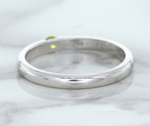 Load image into Gallery viewer, 0.10ct Round Yellow Sapphire Ring in 18K White Gold