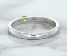 Load image into Gallery viewer, 0.10ct Round Yellow Sapphire Ring in 18K White Gold
