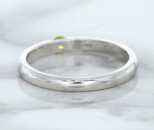 Load image into Gallery viewer, 0.10ct Round Yellow Sapphire Ring in 18K White Gold