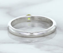Load image into Gallery viewer, 0.10ct Round Yellow Sapphire Ring in 18K White Gold