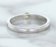 Load image into Gallery viewer, 0.10ct Round Yellow Sapphire Ring in 18K White Gold