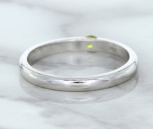 Load image into Gallery viewer, 0.10ct Round Yellow Sapphire Ring in 18K White Gold