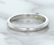 Load image into Gallery viewer, 0.10ct Round Yellow Sapphire Ring in 18K White Gold