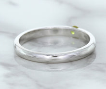 Load image into Gallery viewer, 0.10ct Round Yellow Sapphire Ring in 18K White Gold