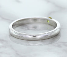 Load image into Gallery viewer, 0.10ct Round Yellow Sapphire Ring in 18K White Gold