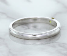 Load image into Gallery viewer, 0.10ct Round Yellow Sapphire Ring in 18K White Gold