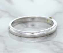 Load image into Gallery viewer, 0.10ct Round Yellow Sapphire Ring in 18K White Gold