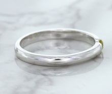 Load image into Gallery viewer, 0.10ct Round Yellow Sapphire Ring in 18K White Gold