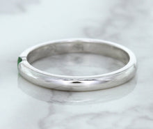 Load image into Gallery viewer, 0.10ct Round Tsavorite Ring in 18K White Gold
