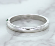 Load image into Gallery viewer, 0.10ct Round Tsavorite Ring in 18K White Gold