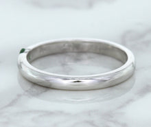 Load image into Gallery viewer, 0.10ct Round Tsavorite Ring in 18K White Gold