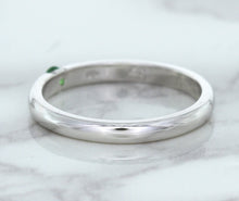 Load image into Gallery viewer, 0.10ct Round Tsavorite Ring in 18K White Gold