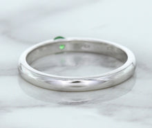 Load image into Gallery viewer, 0.10ct Round Tsavorite Ring in 18K White Gold