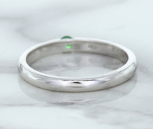 Load image into Gallery viewer, 0.10ct Round Tsavorite Ring in 18K White Gold