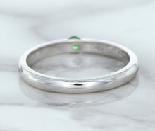 Load image into Gallery viewer, 0.10ct Round Tsavorite Ring in 18K White Gold