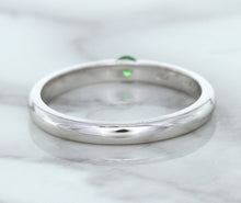 Load image into Gallery viewer, 0.10ct Round Tsavorite Ring in 18K White Gold