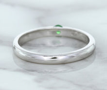 Load image into Gallery viewer, 0.10ct Round Tsavorite Ring in 18K White Gold
