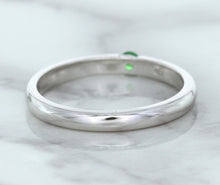 Load image into Gallery viewer, 0.10ct Round Tsavorite Ring in 18K White Gold
