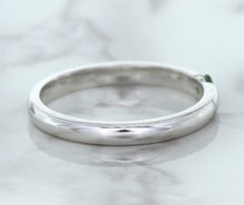 Load image into Gallery viewer, 0.10ct Round Tsavorite Ring in 18K White Gold